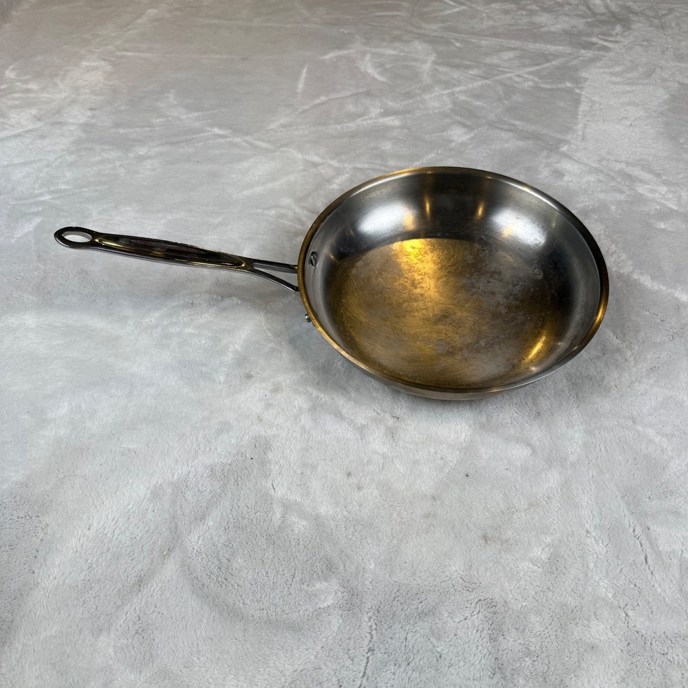 Cuisinart 10 Inch Skillet Stainless Steel Frying‎ Pan Model 722-24 Silver